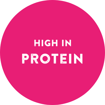 High in protein